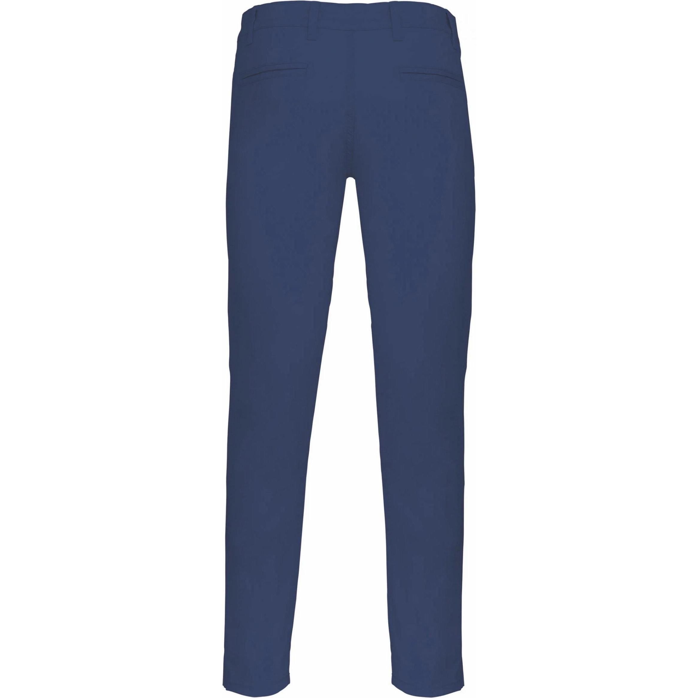 Thumbnail - Kariban, Herren, Hosen, Chinohose, Blau, (50)