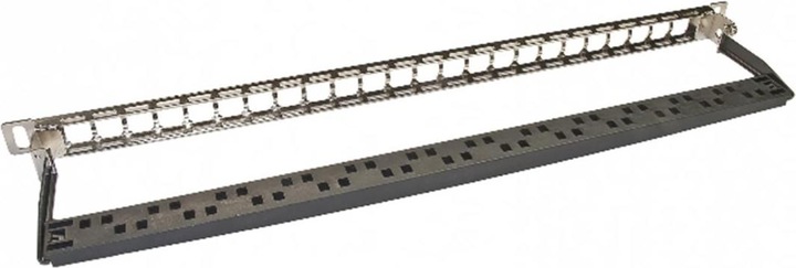Wirewin 24-Port 0.5 HE Patchpanel, geschirmt