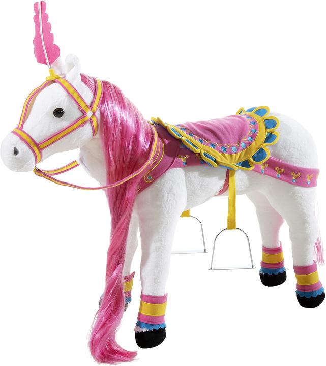 Heunec Cavallo della giostra bianco con suono