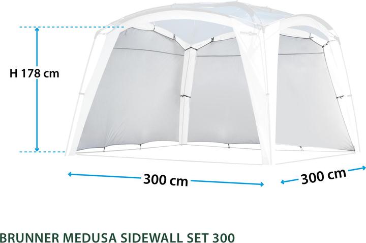 Actual product image Brunner Medusa (300 cm, 300 cm)