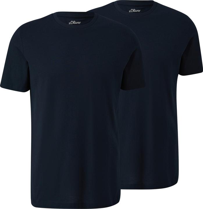 Immagine prodotto S.Oliver T-Shirt Basic-T-Shirt aus Baumwolle im 2er-Pack (XXL)