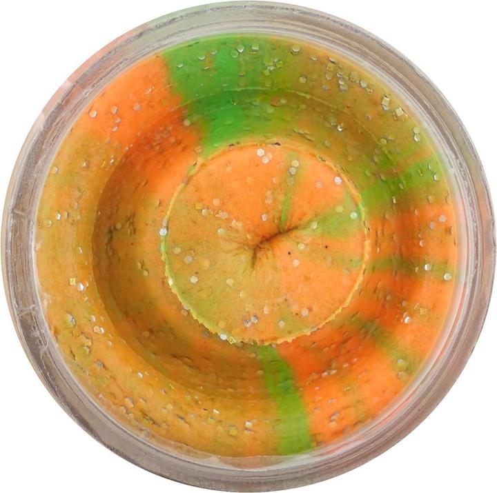 Actual product image Berkley Powerbait Orginal Scent Glitter Twist - Orange Twist