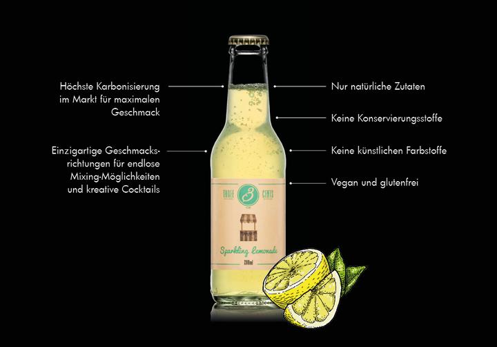 Immagine prodotto Three Cents Sparkling Lemonade (24 x 20 cl)