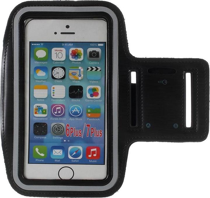 Actual product image Ueli Express Neoprene Smartphone Sport Strap 5.5 Inch for iPhone 15 / 15 Pro 14 / 14 Pro / 13 / 13 Pro