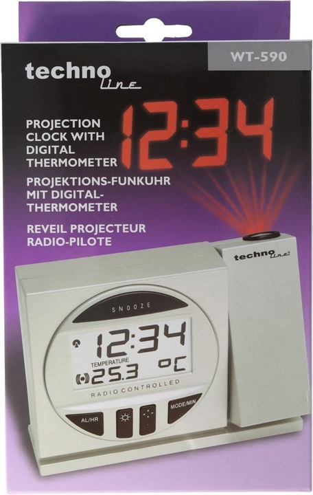 Produktbild AccuCell Funkwecker mit Projektion