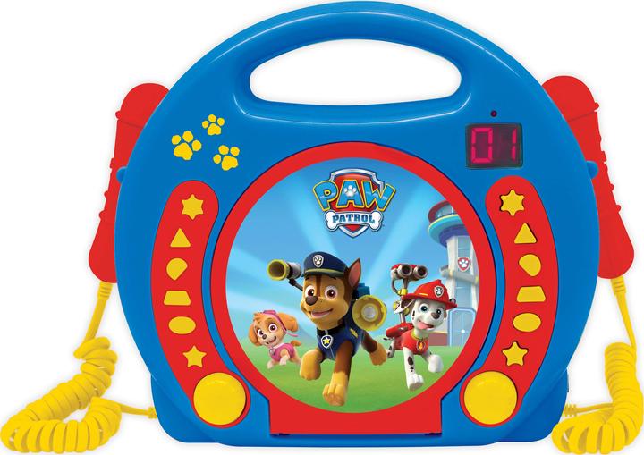 Lexibook Lettore CD con microfono Paw Patrol