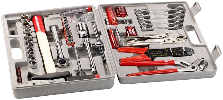 Produktbild AGT Werkzeugset im Koffer, 50-teilig (50 Teile)