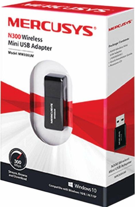 Produktbild Mercusys MW300UM Netzwerkkarte Eingebaut USB (USB)