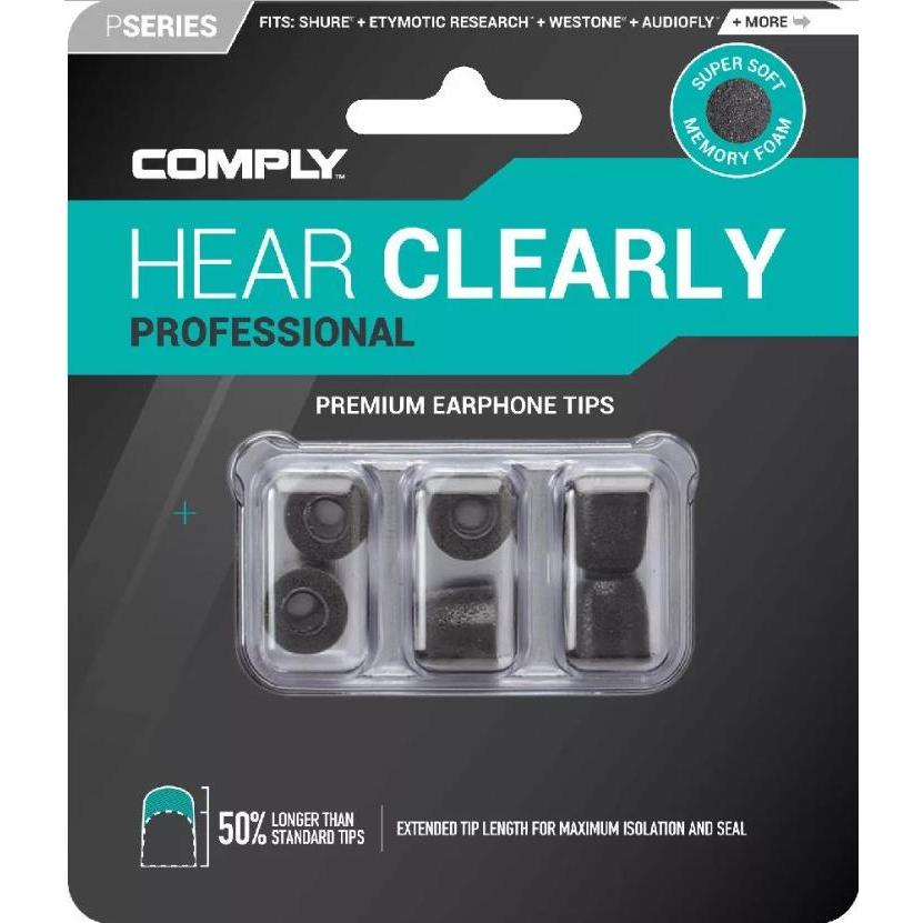 Comply P-Series (Universal), Kopfhörer Ersatzteile, Schwarz