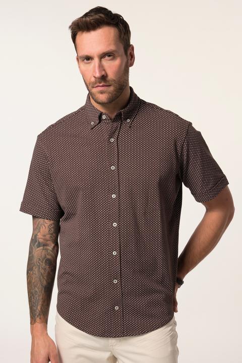 Produktbild JP1880 Piqué-Hemd, Halbarm, Buttondown-Kragen, Modern Fit (6XL)