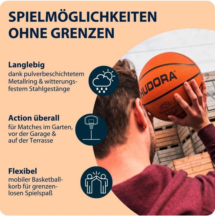 Actual product image Hudora Basketball Stand Chicago