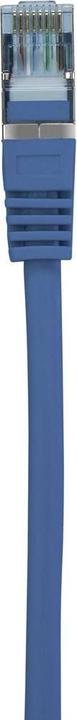 Produktbild Renkforce RF-5047456 RJ45 Netzwerkkabel, Patchkabel CAT 6a S/FTP 0.25 m Blue Fla (S/FTP, CAT6a, 0.25 m)