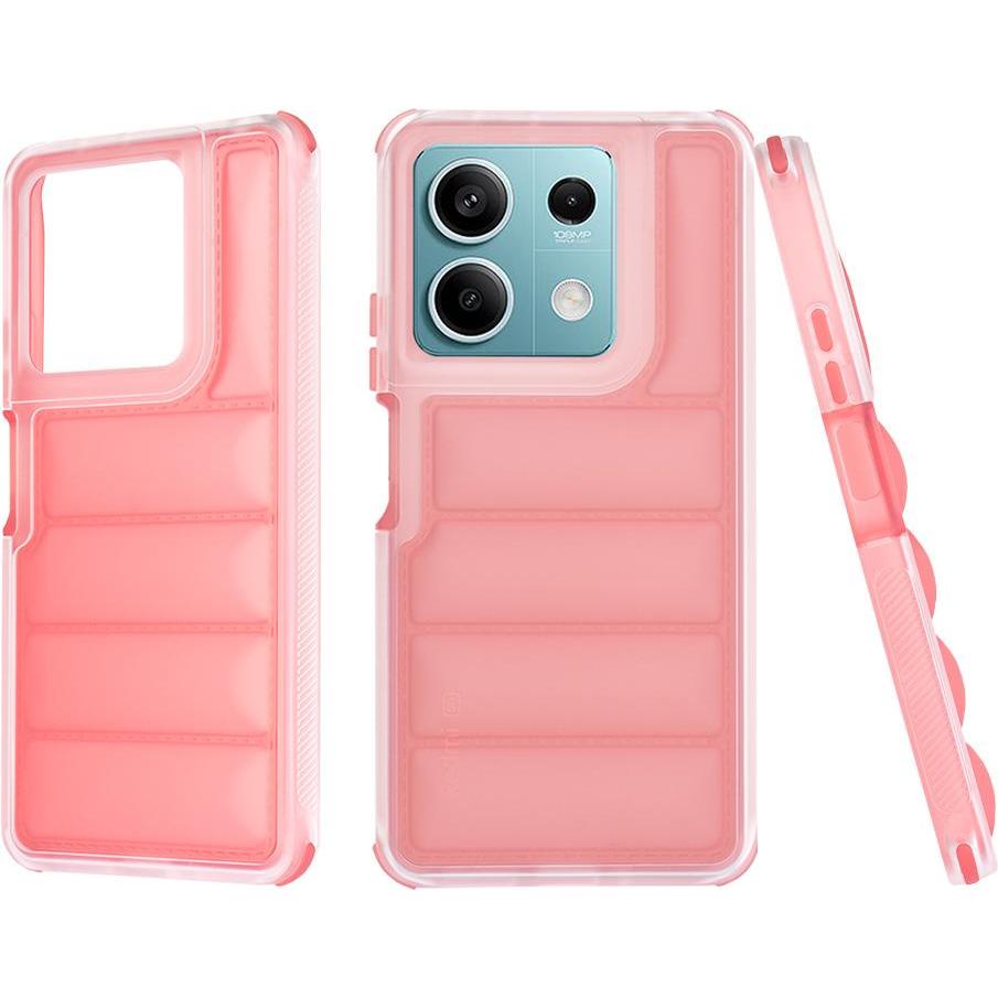 Techsuit - Wave Shield - Xiaomi Redmi Note 13 5G - Red (Xiaomi Redmi Note 13 5G), Cover smartphone, Rosso