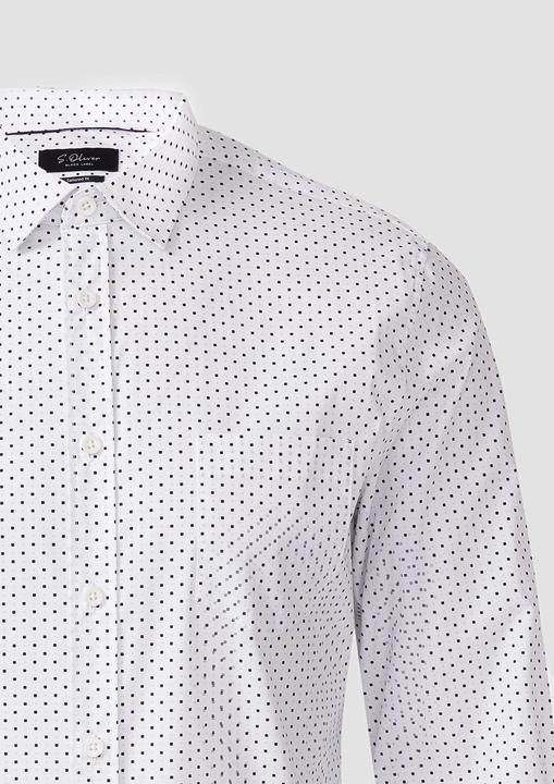 Immagine prodotto s.Oliver Hemd Tailored Fit: Langarmhemd mit All-over-Print (44)