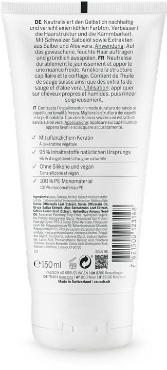 Actual product image Rausch Silver-shine conditioner with sage (150 ml)