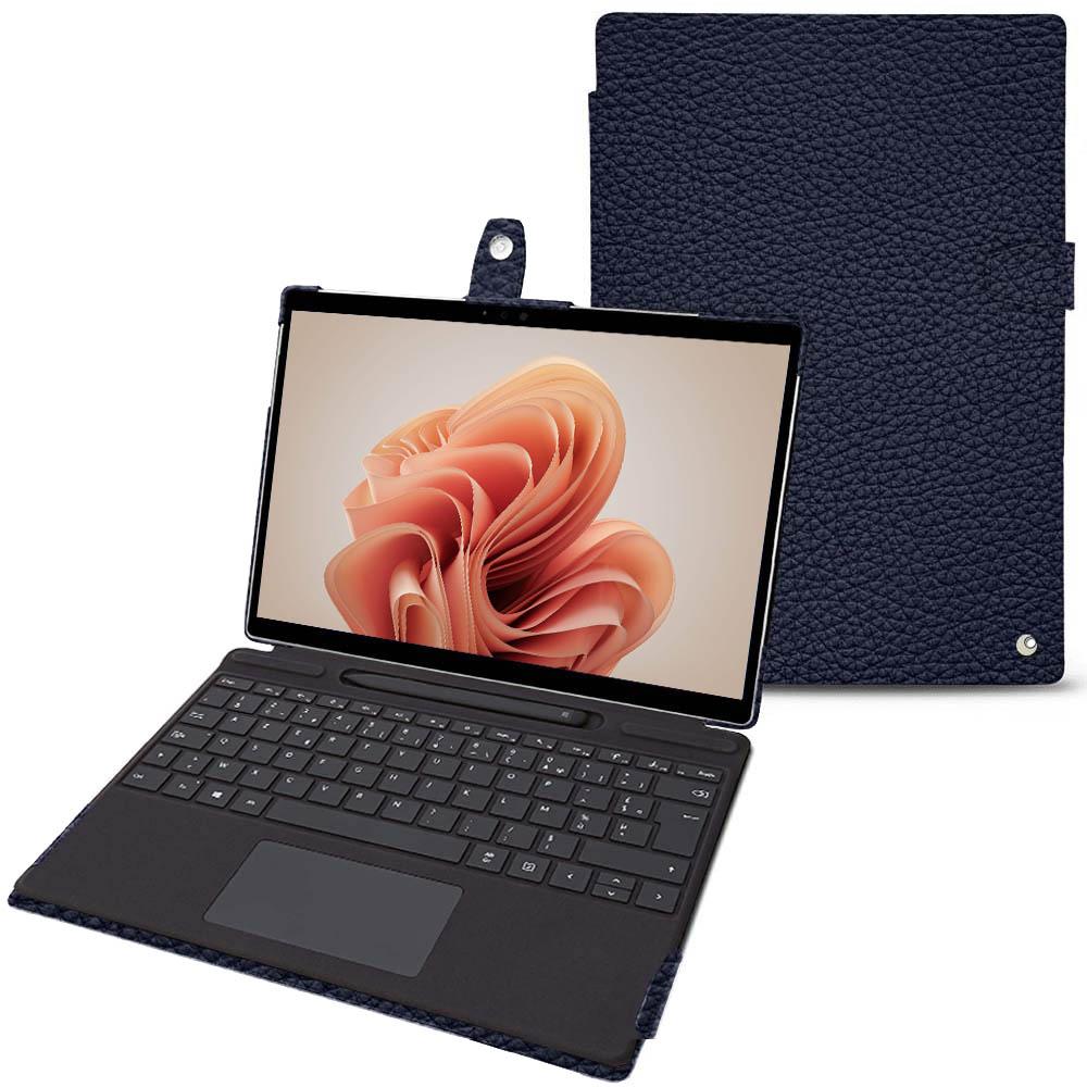 Noreve Lederschutzhülle Microsoft Surface Pro 9 (Surface Pro), Tablet Hülle, Violett