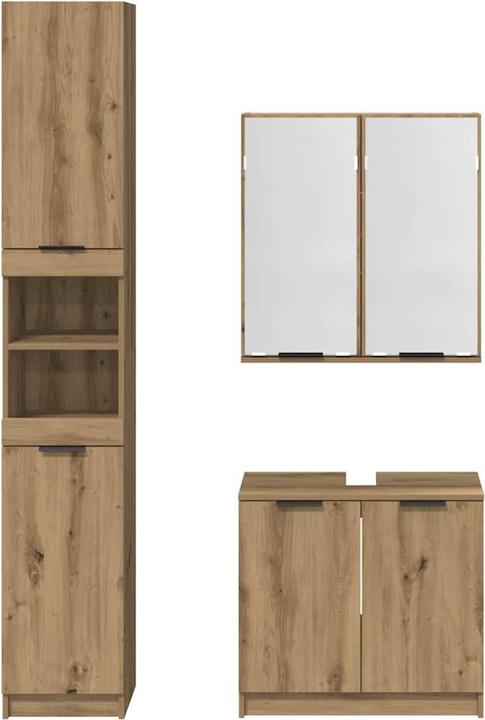 Produktbild vidaXL Badezimmerschrank (32 x 34 x 188.50 cm)
