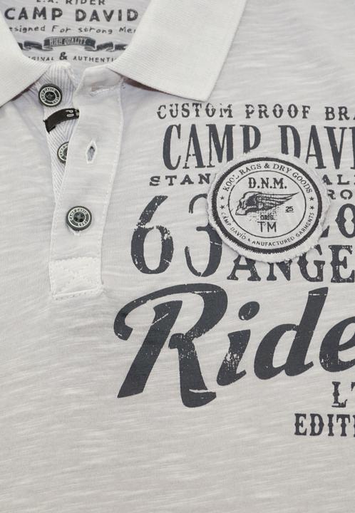 Immagine prodotto Camp David Polo Road Rebel Camicia a maniche corte con colletto a polo (3XL)