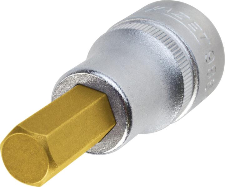 Actual product image HAZET Screwdriver socket 986-8 ∙ Square, hollow 12.5 mm (1/2 inch) ∙ Inside hexagon profile ∙ 8 mm (8 mm)