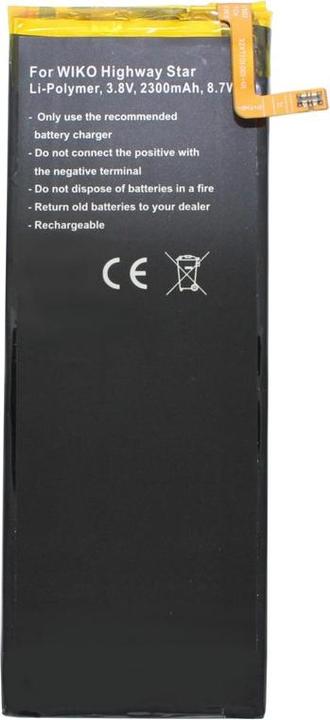 Image du produit Wiko Batterie Highway Star, Highway Star 4G Dual SIM, TLP15016