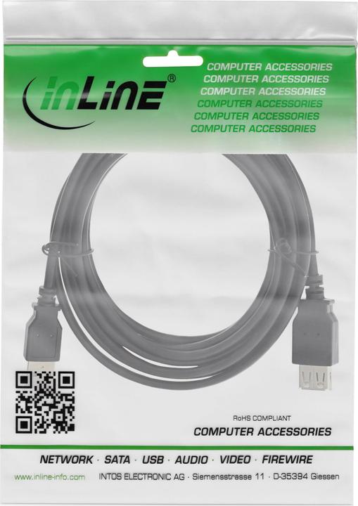 Produktbild Aquatuning USB 2.0 Verlängerung (5 m, USB 2.0)