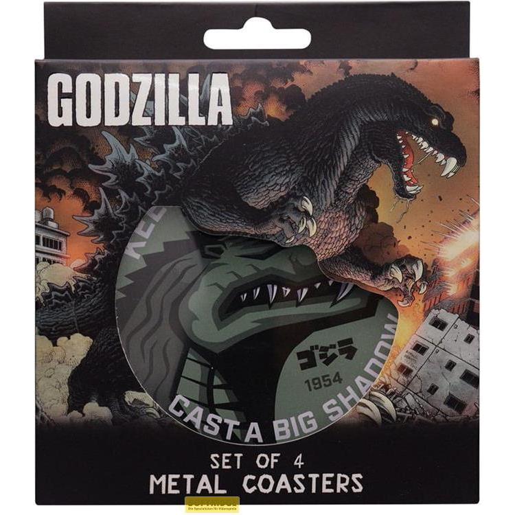 Thumbnail - Fanattik, Untersetzer, Godzilla Untersetzer 4er-Pack (4 x, Glasuntersetzer)