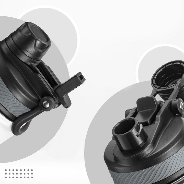 Produktbild Rockbros 35210029002 Fahrrad-Thermoflasche für Getränke 620 ml – Schwarz (0.65 l)