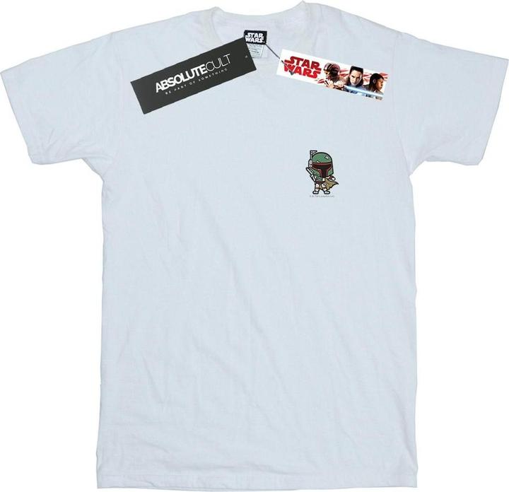 Actual product image Star Wars Mens Boba Fett Chest Print T-Shirt (L)