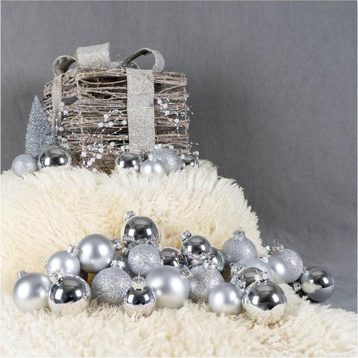 Image du produit Fs-Star Boules de Noël 34 pièces argent (34 -pièce)