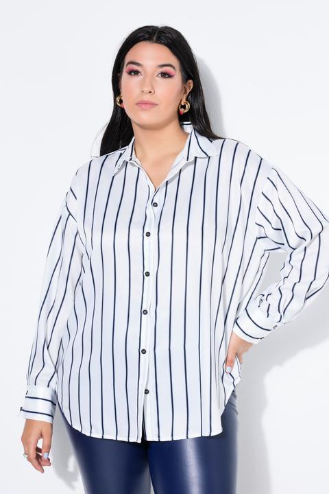 Produktbild Studio Untold Hemd, Oversize Shape, Satin, Streifen (54, 56)