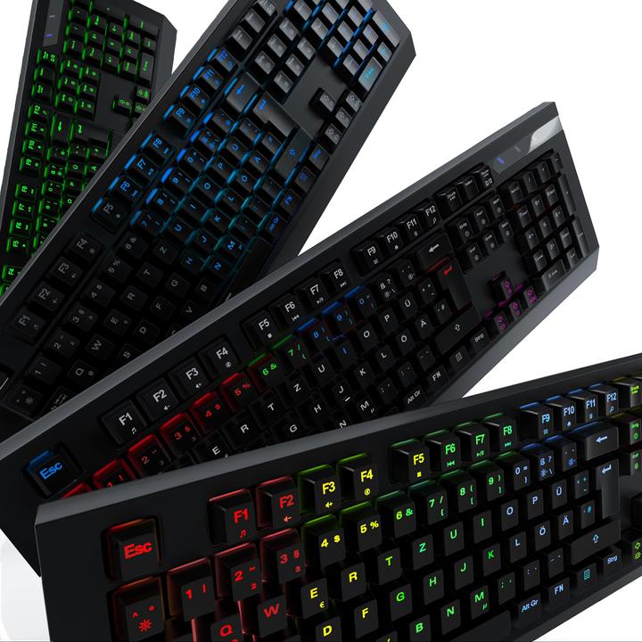 Produktbild Titanwolf Gaming Tastatur mechanische Tastatur „Imperial“ Deutsches-Layout / RGB LED Beleuchtung (Deutschland, Kabelgebunden)