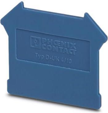 Actual product image Phoenix Contact 3003101 D-UK 4/10 BU End cap