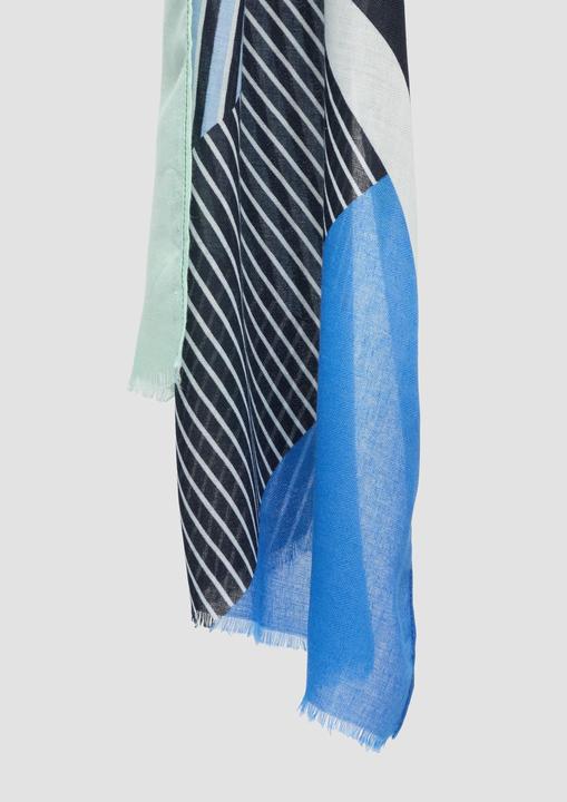 Immagine prodotto s.Oliver Tuch Feines Tuch aus recyceltem Polyester mit modischem Artwork-Print