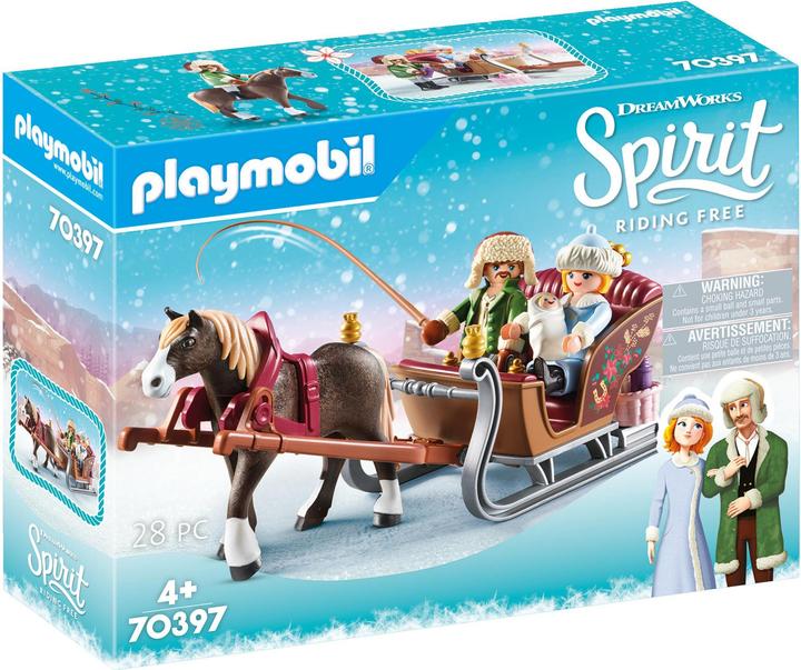 Actual product image Playmobil Winter sleigh ride (70397, Playmobil Spirit)