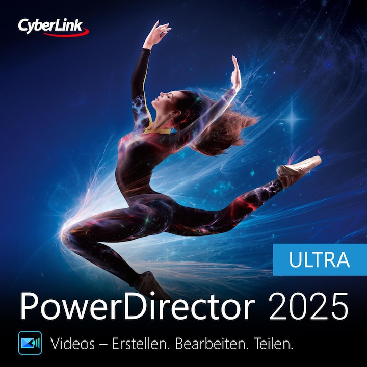 Immagine prodotto CyberLink Codice per il download di PowerDirector 2025 Ultra (1 Utente, 1 Dispositivi/Utenti, Senza limiti)