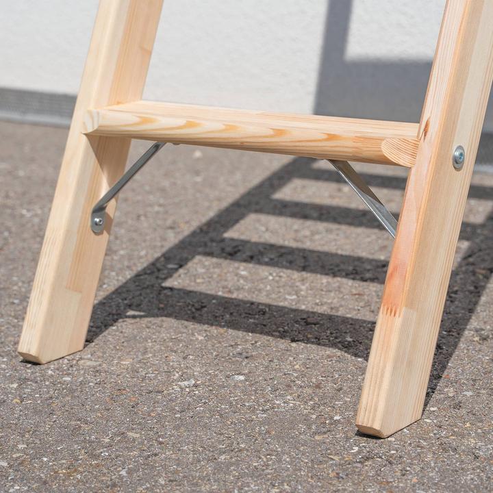 Image du produit Munk Échelle en bois, avec marches, 6 marches. (Échelle simple, 169 cm)