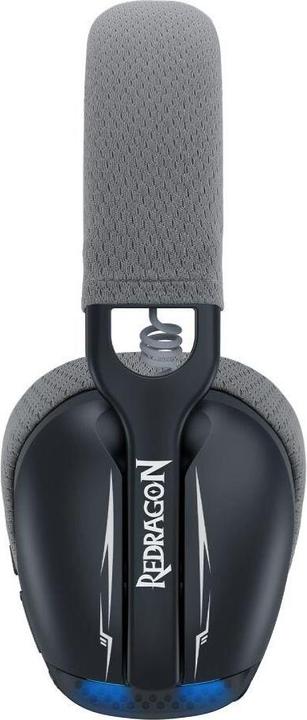 Actual product image Redragon Skuld Pro wired and wireless Bluetooth gaming headset black with blue lighting (Cable, Wireless)