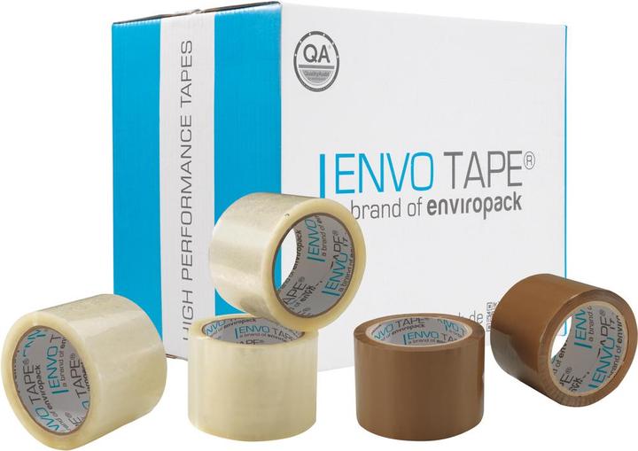 Actual product image NoName PP packing tape ENVO TAPE 5800 transparent 66m x 75mm