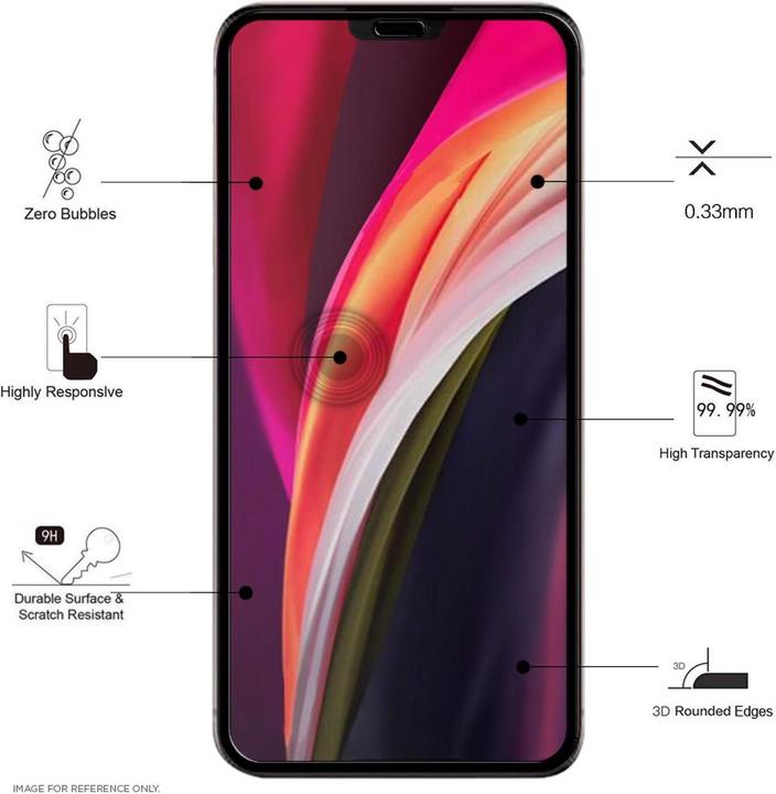 Actual product image Eiger Mountain Glass Clear Edge (1 pcs., Apple iPhone 12, Apple iPhone 12 Pro)