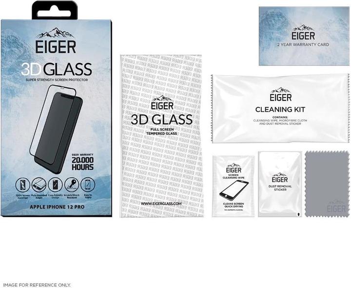 Actual product image Eiger Mountain Glass Clear Edge (1 pcs., Apple iPhone 12, Apple iPhone 12 Pro)