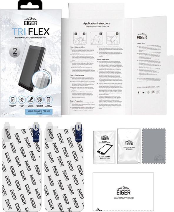 Image du produit Eiger Mountain H.I.T (2 pcs, Apple iPhone 12 Pro Max)