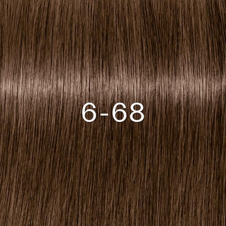 Actual product image Schwarzkopf Igora Zero AMM - 6-68 Dark Blonde Chocolate Red (6-68 Dark blond chocolate red)