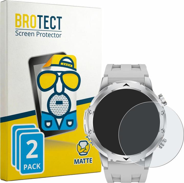 Produktbild BROTECT Entspiegelungsfolie für FitVigor Smartwatch 1.53" Displayschutz Displayschutzfolie Folie Matt
