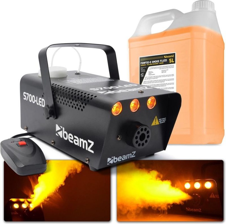 Produktbild BeamZ Rauchmaschine - S700 -Led mit Flammeneffekt und mehr als 5L Rauchflüssigkeit