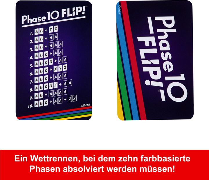 Produktbild Games Phase 10 Flip (Deutsch, Multilingual, 2 - 6 Spieler)
