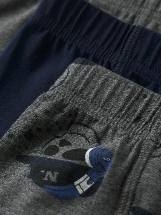 Actual product image Name it Nmmtights 3p Dark Grey Mel Skull Noos (110, pack of 3)