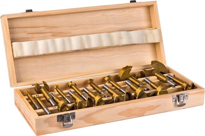 Produktbild Dema Forstnerbohrer Set 16tlg Holzbohrer Kunstbohrer (6 - 54 Millimeter)