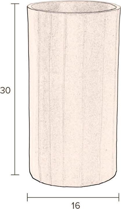 Produktbild Dutchbone Rander Vase Beige