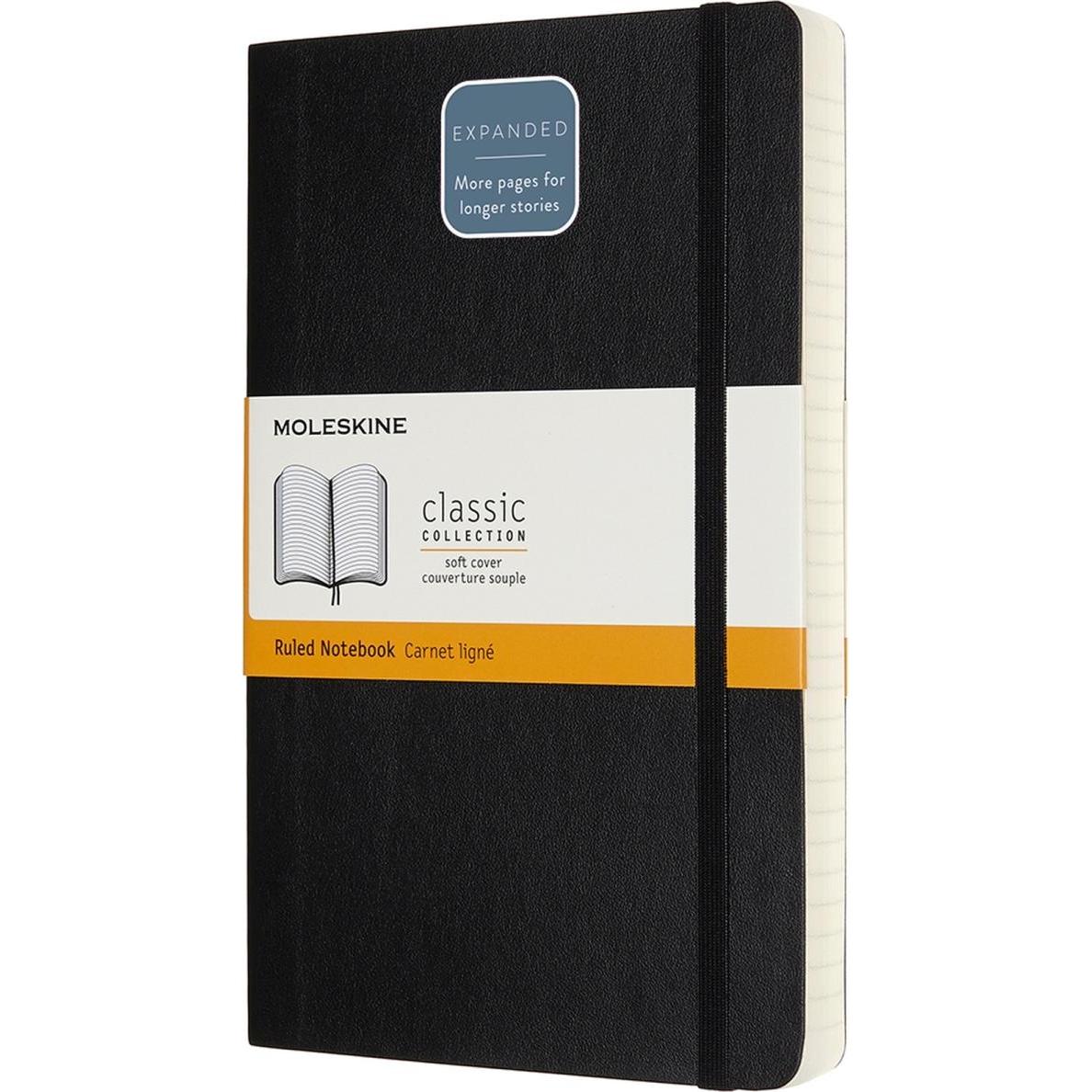 Moleskine, Heft + Block, Klassisch (130 x 210 mm, Liniert, Harter Einband)