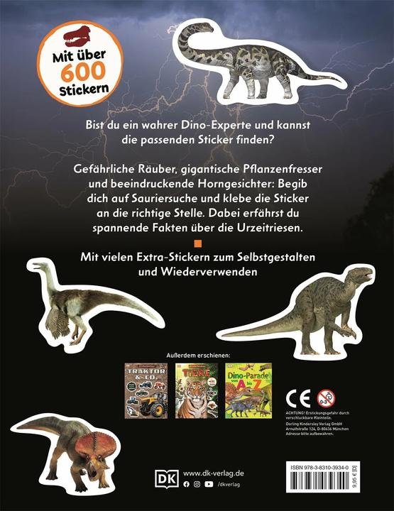 Produktbild Sticker-Lexikon. Dinosaurier